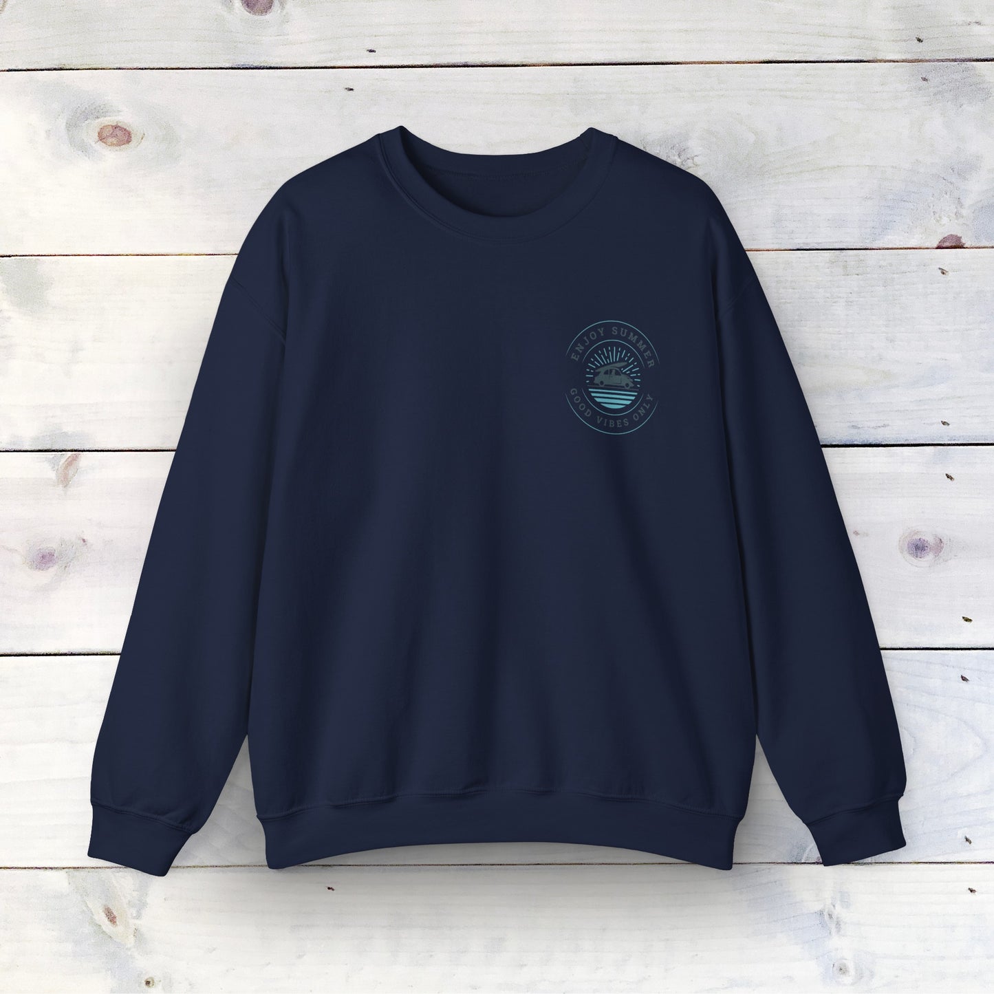 Enjoy Summer - Unisex Heavy Blend Crewneck Sweatshirt - Ethical & Durable Comfort - Perfect for Any Season