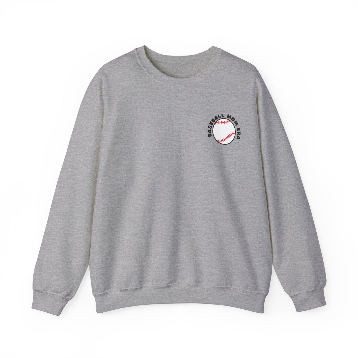 Baseball Mom Era Heavy Blend Crewneck Sweatshirt - Cozy & Durable, Perfect for Game Days