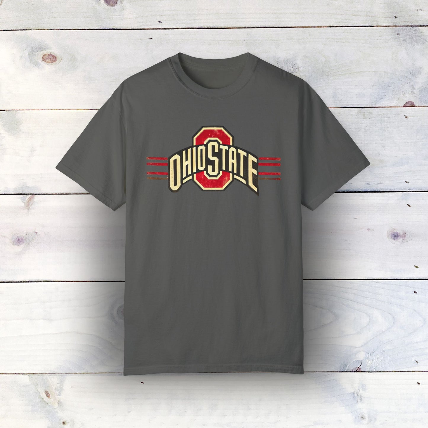 Vintage Ohio State Logo Unisex Garment-Dyed T-shirt