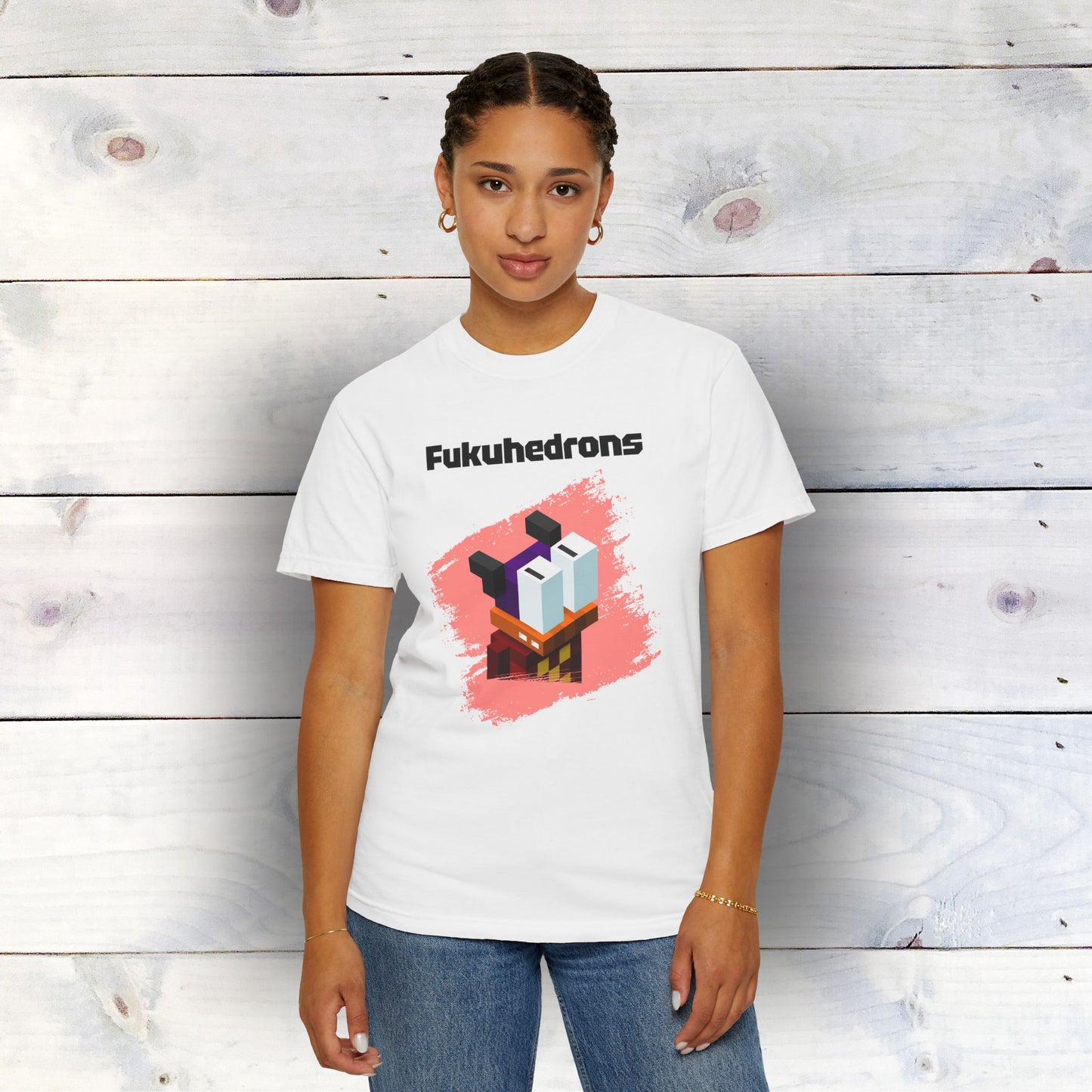 CUSTOM - FUKUHEDRONS - Unisex Garment-Dyed T-shirt