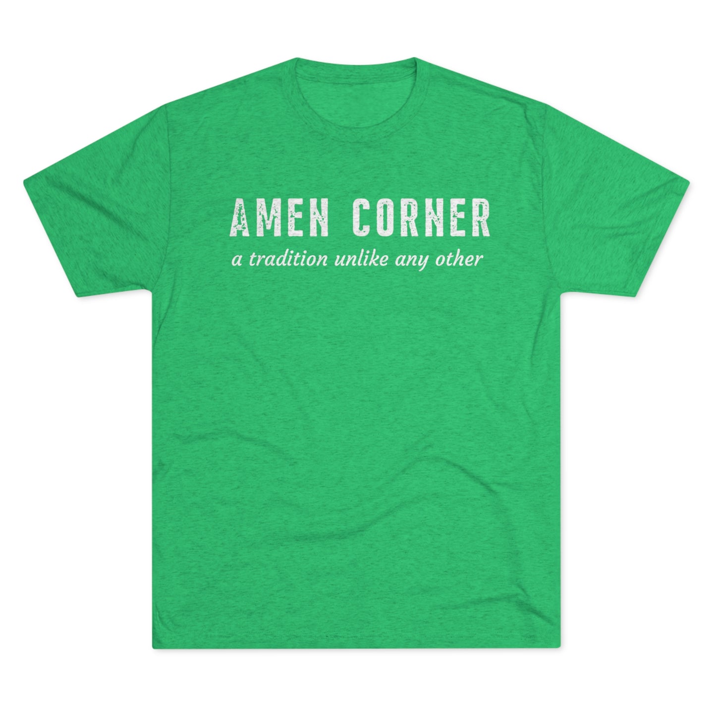 Amen Corner Golf Tri-Blend T-Shirt - Ultra-Soft Comfortable Regular Fit Tee with Sewn-In Label