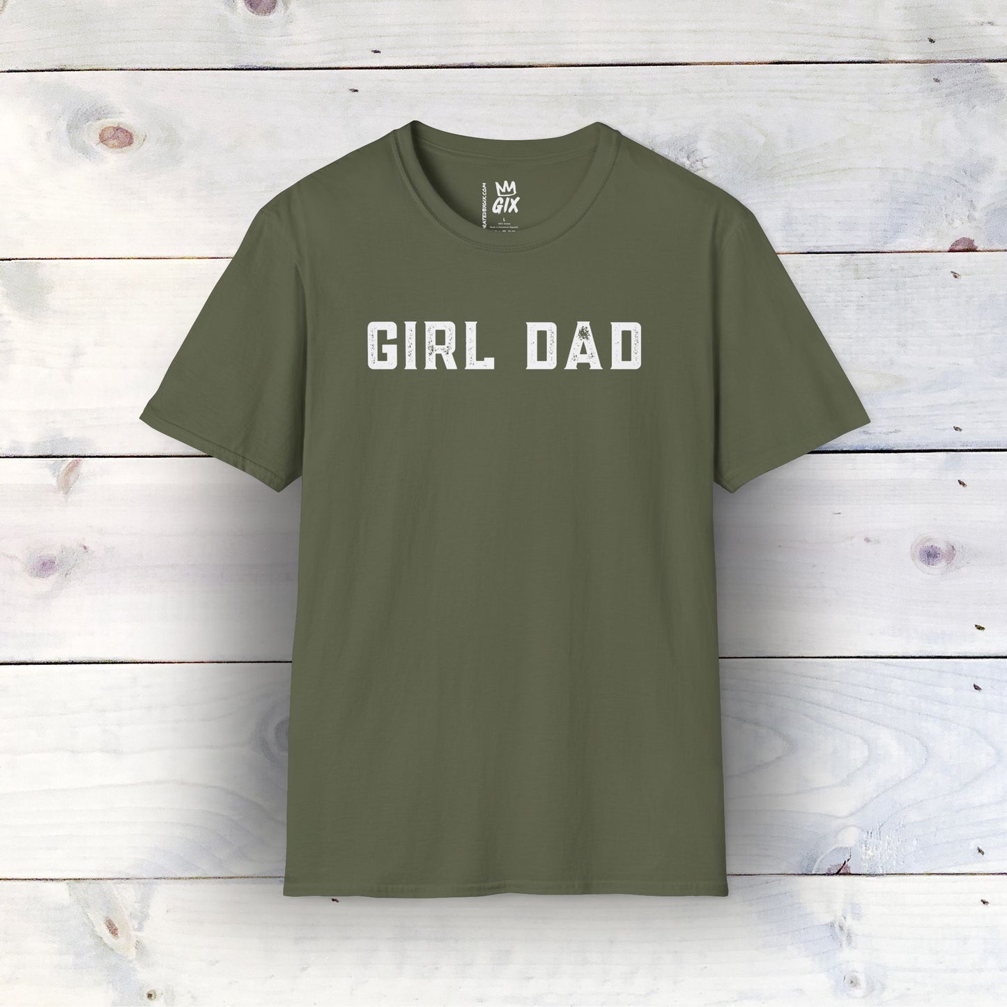 Girl Dad T-Shirt - Unisex Soft-Style Tee with Lightweight, Comfortable Fit