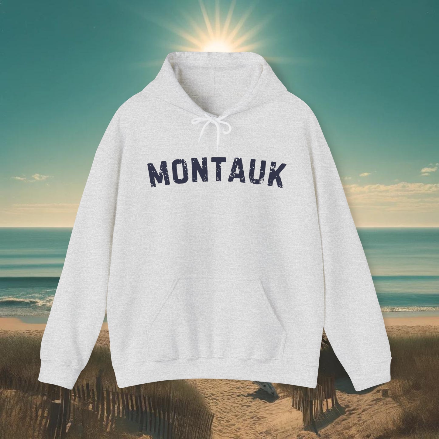 Montauk Essential Cozy Hoodie - Unisex, Cotton-Poly Blend for Ultimate Comfort