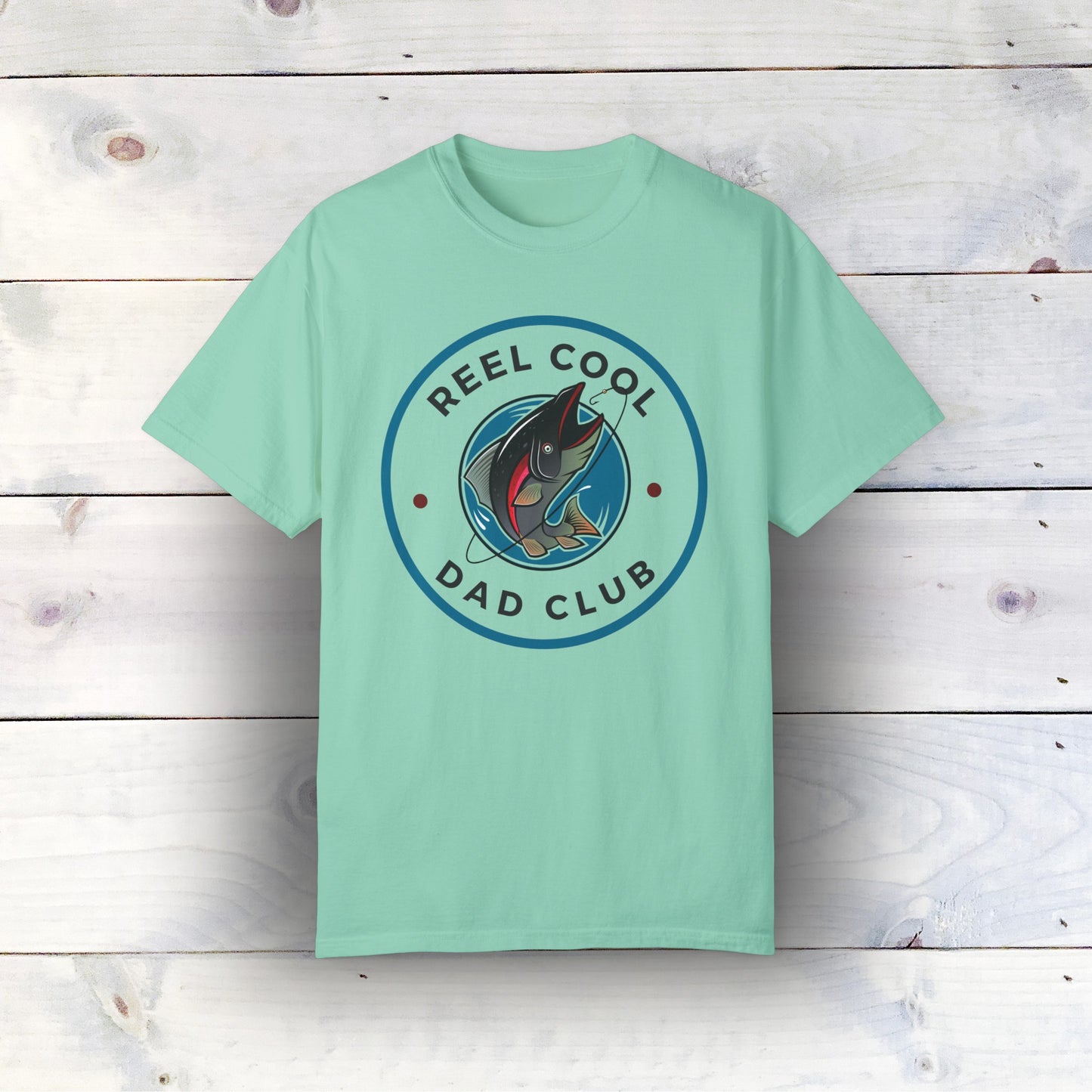 Reel Cool Dads Club T-Shirt - Comfort Colors 1717, Ultra-Soft Ring-Spun Cotton, Relaxed Fit