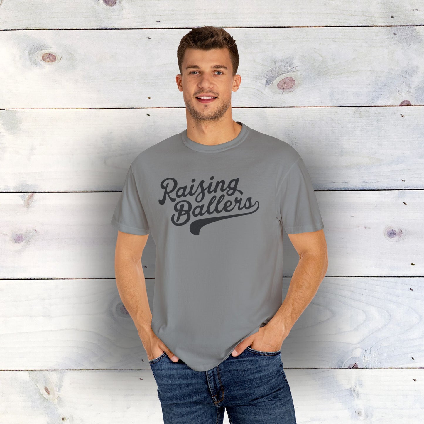 Eco-Friendly Raising Ballers Unisex T-Shirt | 100% US Ring-Spun Cotton