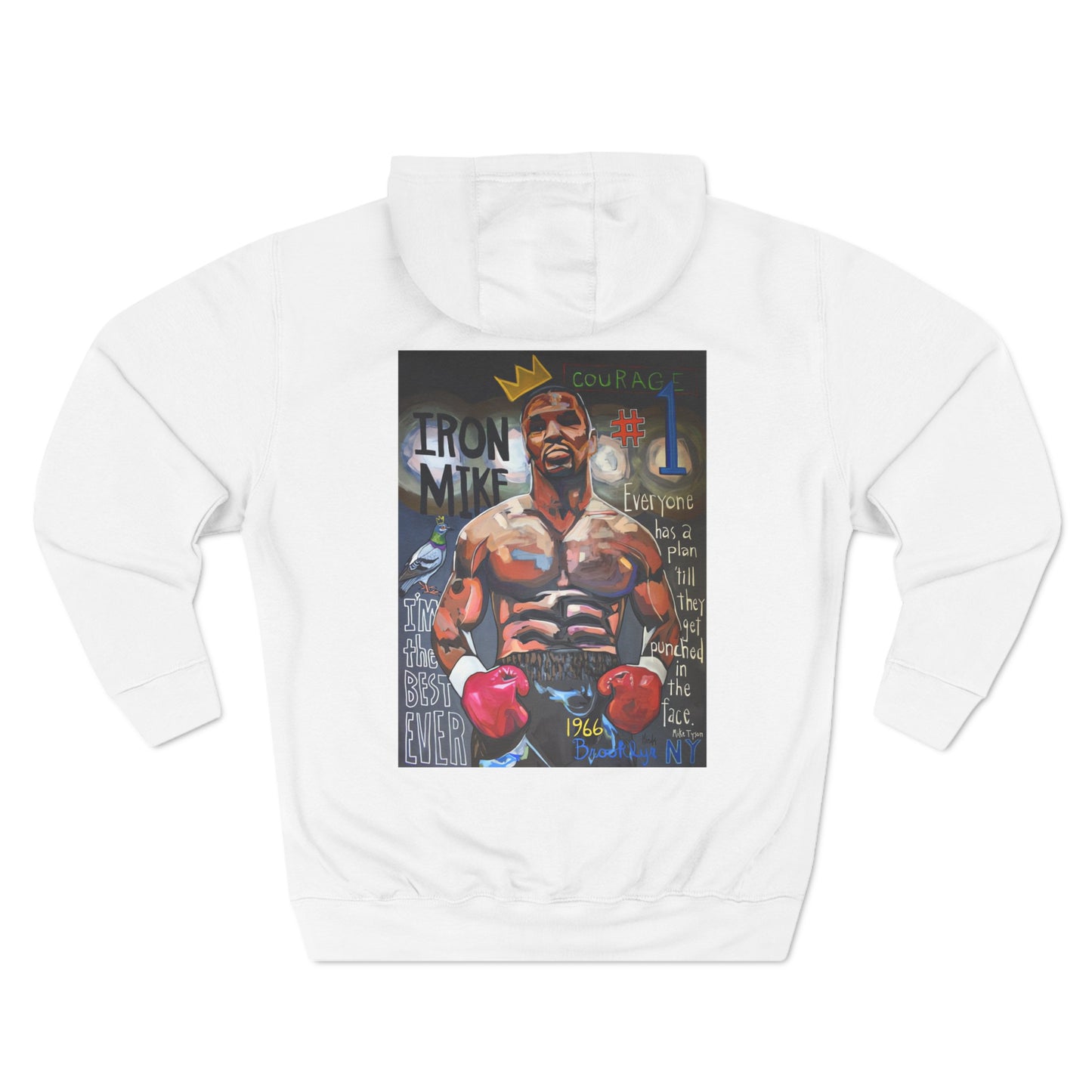 Iron Mike Tribute Pullover Hoodie - Premium Cotton Blend, Warm & Cozy