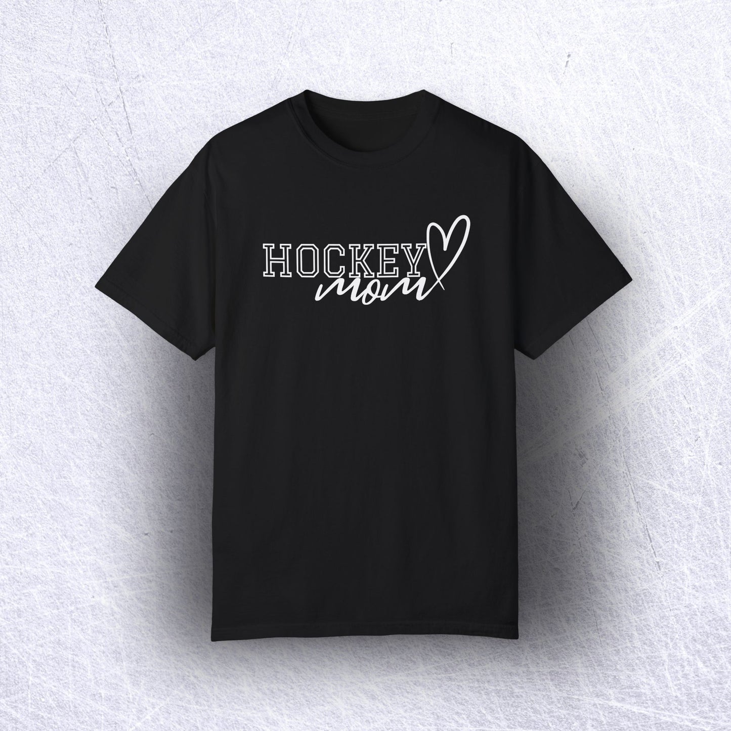 Eco-Friendly Hockey Mom Heart T-Shirt | 100% US Ring-Spun Cotton