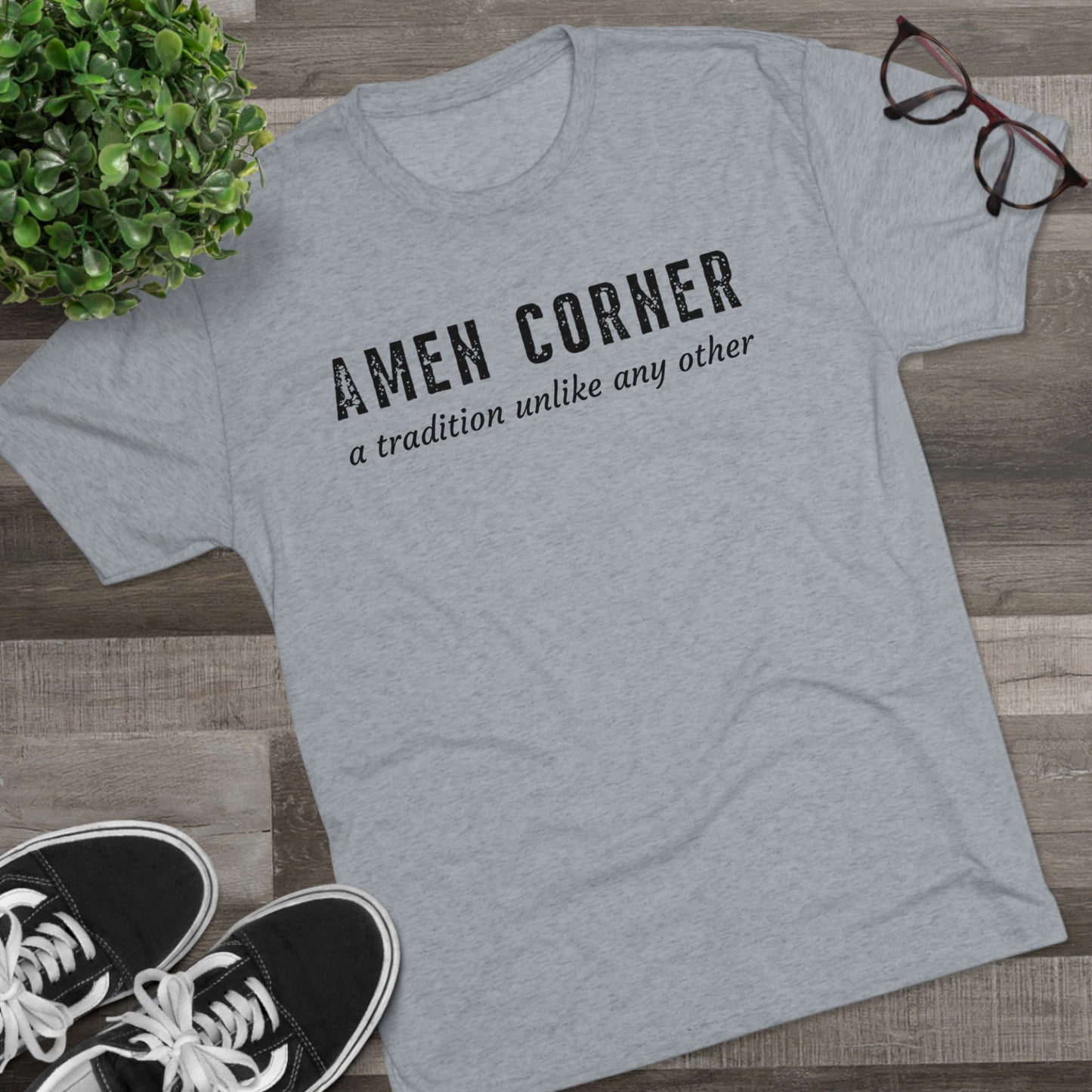 Amen Corner Golf Tri-Blend T-Shirt - Ultra-Soft Comfortable Regular Fit Tee with Sewn-In Label