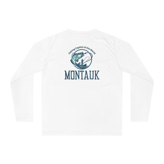 Montauk Fishing Capital Performance Shirt - UV Protection, Moisture-Wicking, Long-Sleeve