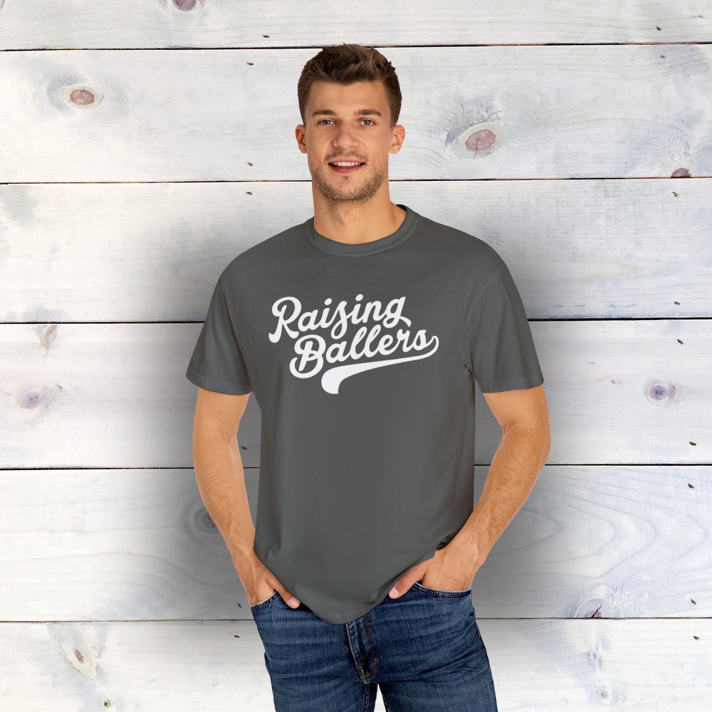 Eco-Friendly Raising Ballers Unisex T-Shirt | 100% US Ring-Spun Cotton