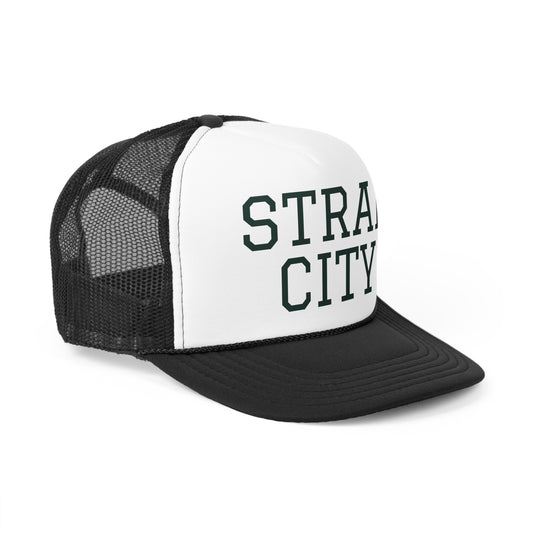 Green Bay 'Strap City' Trucker Hat - Adjustable, Durable Mesh Back Cap