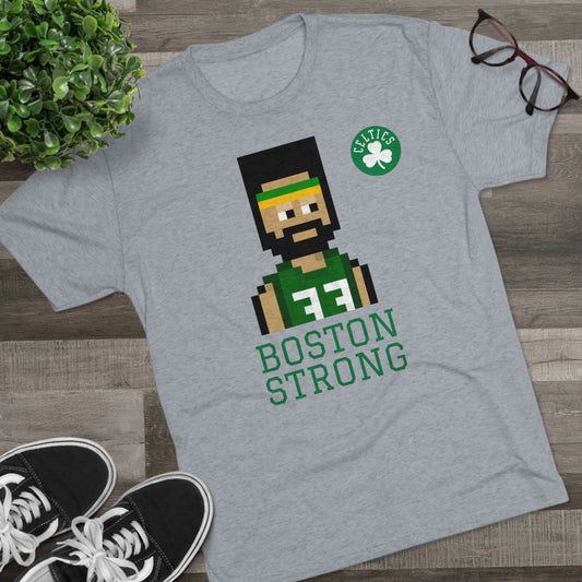 Boston Celtics Adult Tri-Blend Tee - Elevate Your Game Day Style with Unmatched Comfort and Casual Elegance!
