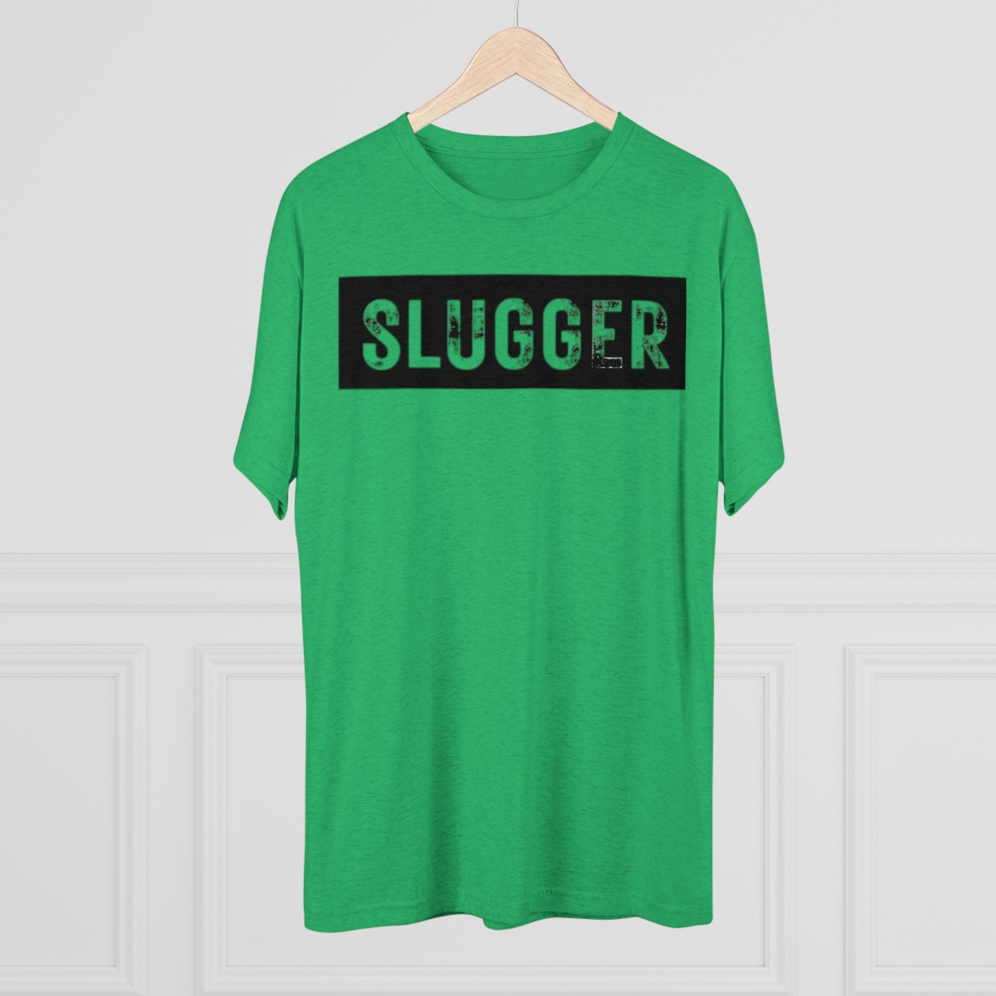 Slugger Block - Baseball Bliss Tri-Blend Tee: Unbelievably Soft Comfort with a Stylish Edge - Perfect for Baseball Enthusiasts!