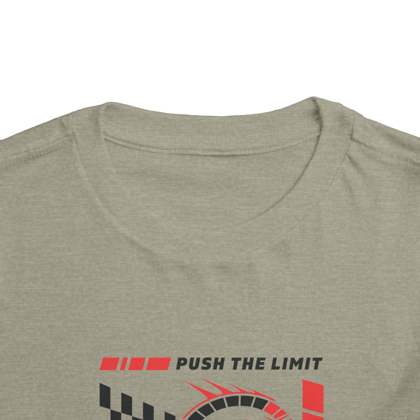 Pushing the limits Toddler Heather Tee - Soft Airlume Cotton, Comfortable & Stylish