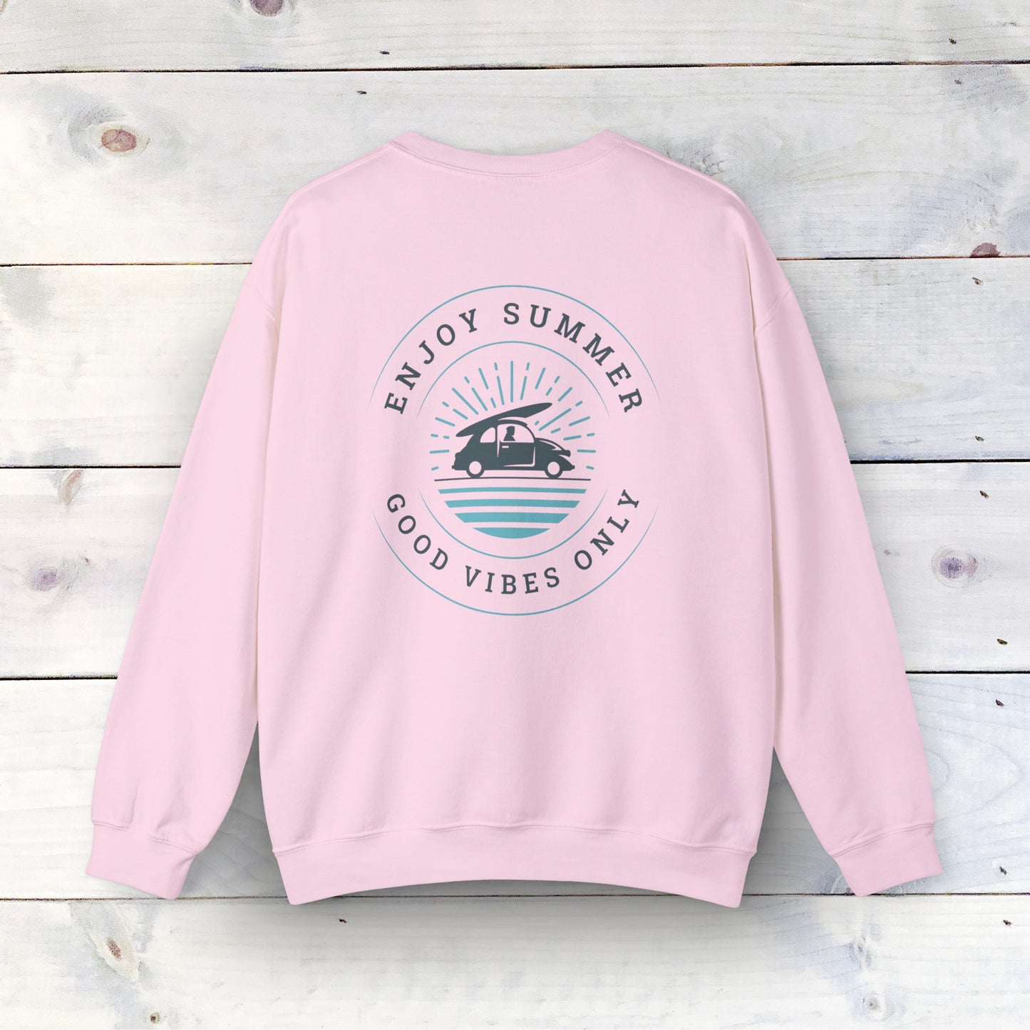 Enjoy Summer - Unisex Heavy Blend Crewneck Sweatshirt - Ethical & Durable Comfort - Perfect for Any Season