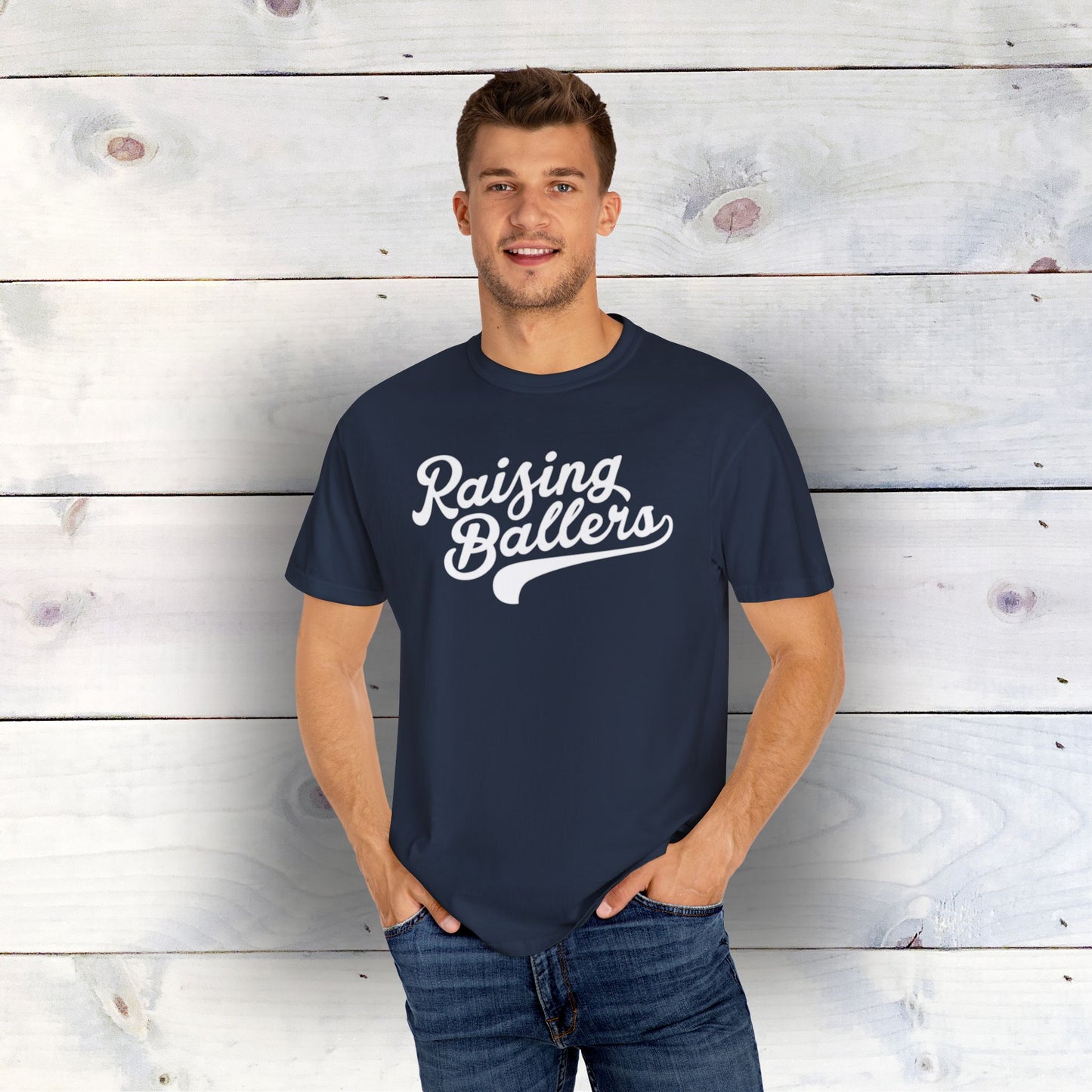 Eco-Friendly Raising Ballers Unisex T-Shirt | 100% US Ring-Spun Cotton