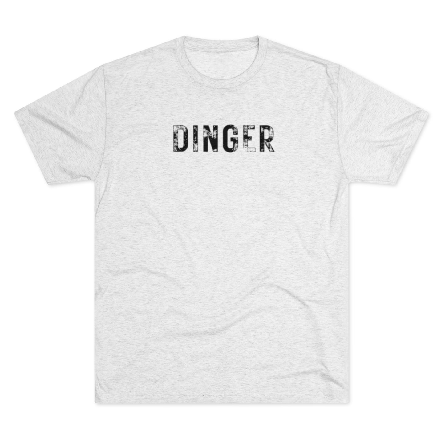 Dinger - Baseball Bliss Tri-Blend Tee: Unbelievably Soft Comfort with a Stylish Edge - Perfect for Baseball Enthusiasts!
