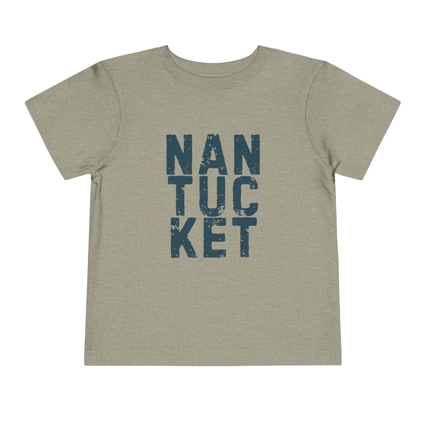 Nantucket Toddler Heather Tee - Soft Airlume Cotton, Comfortable & Stylish