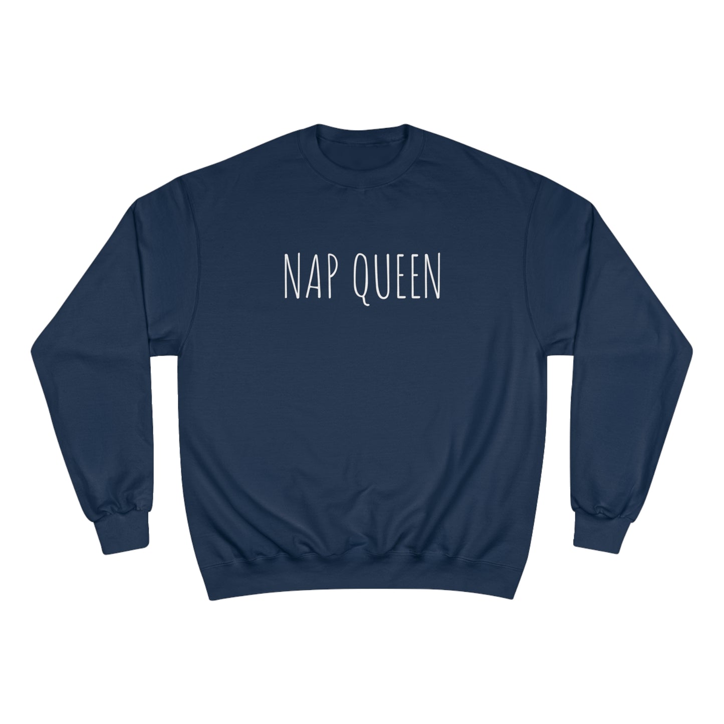 NAP QUEEN - Champion Eco Crewneck Sweatshirt: Stylish Comfort with Recycled Polyester Blend