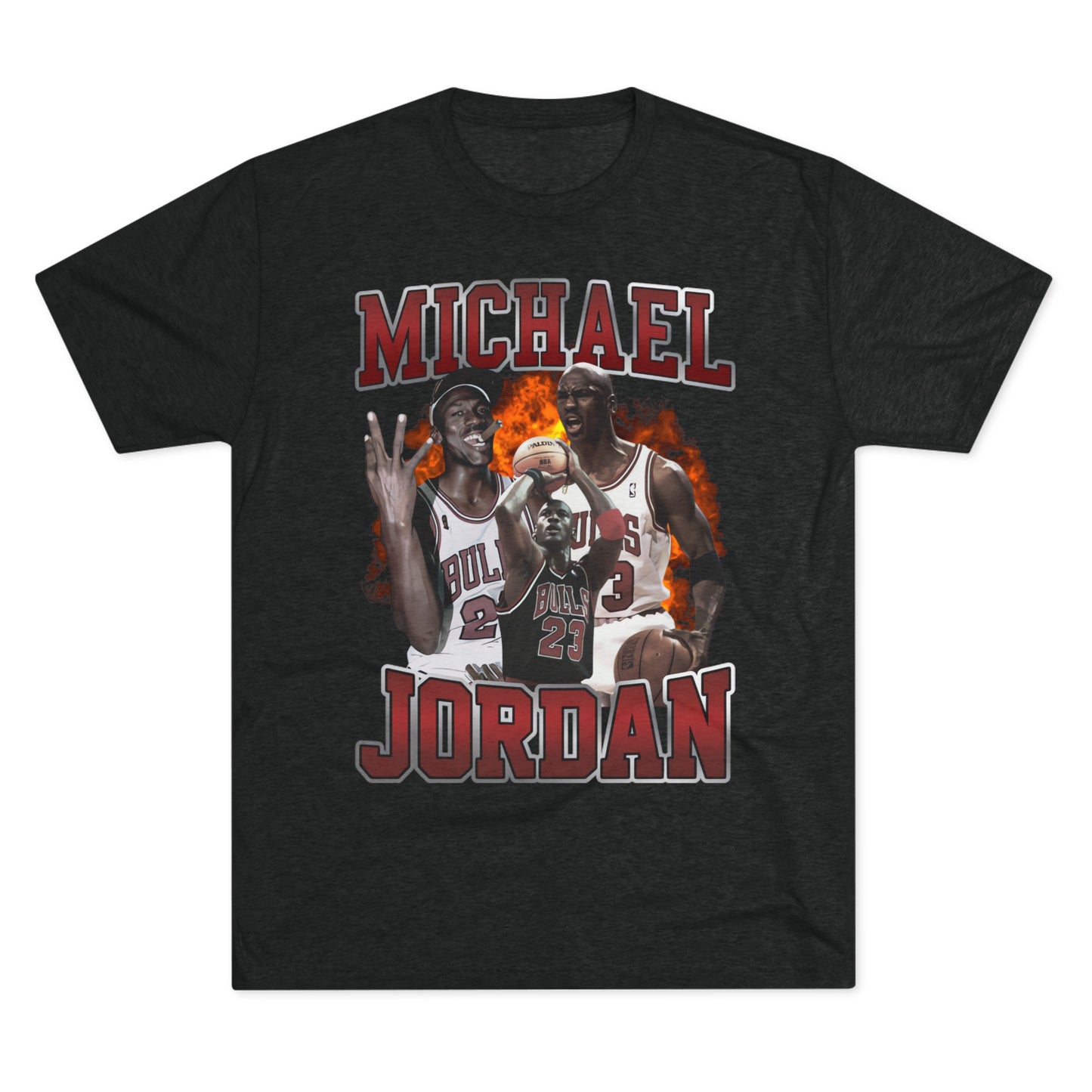 Michael Jordan Legacy Tri-Blend T-Shirt - Ultra-Soft & Iconic Basketball Fan Gear