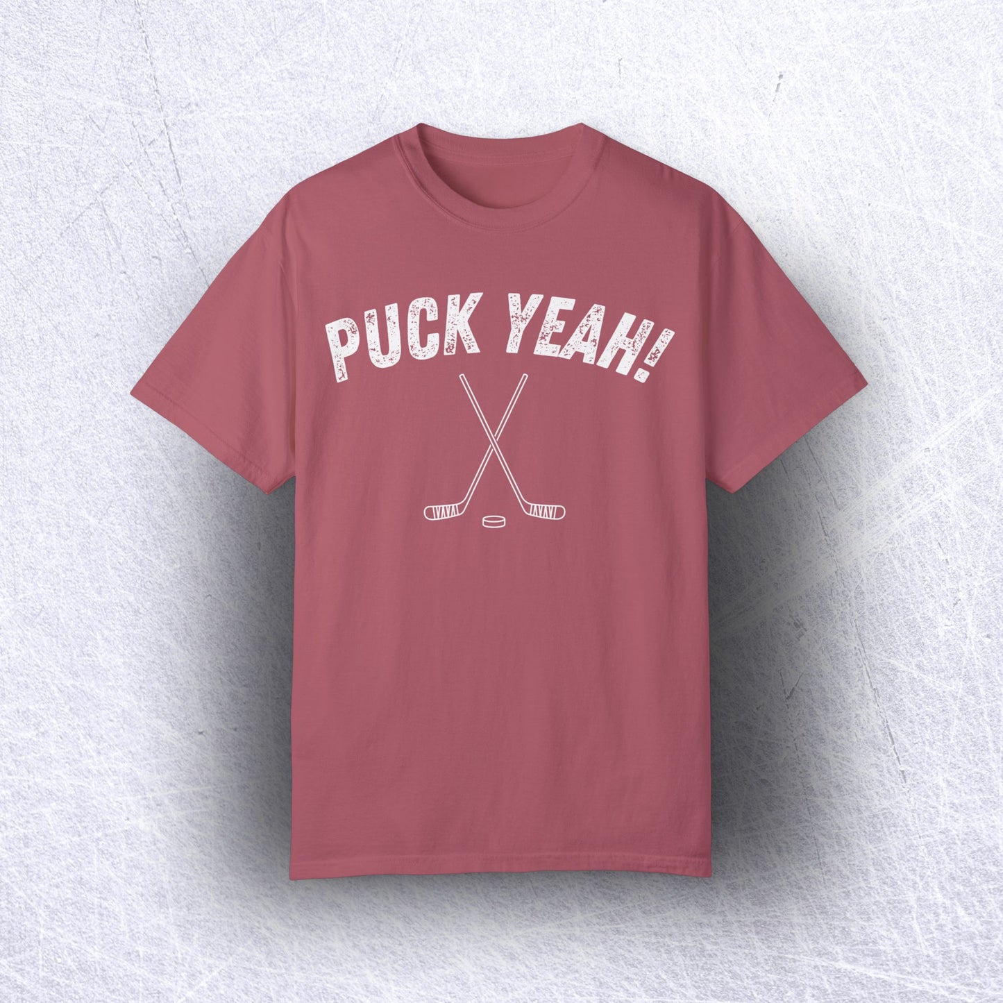 Eco-Friendly PUCK YEAH! T-Shirt | 100% US Ring-Spun Cotton