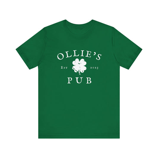 Ollie's Pub - St. Patrick's Day Shirt - Classic Unisex Jersey Tee - Soft Cotton - Perfect for Celebration