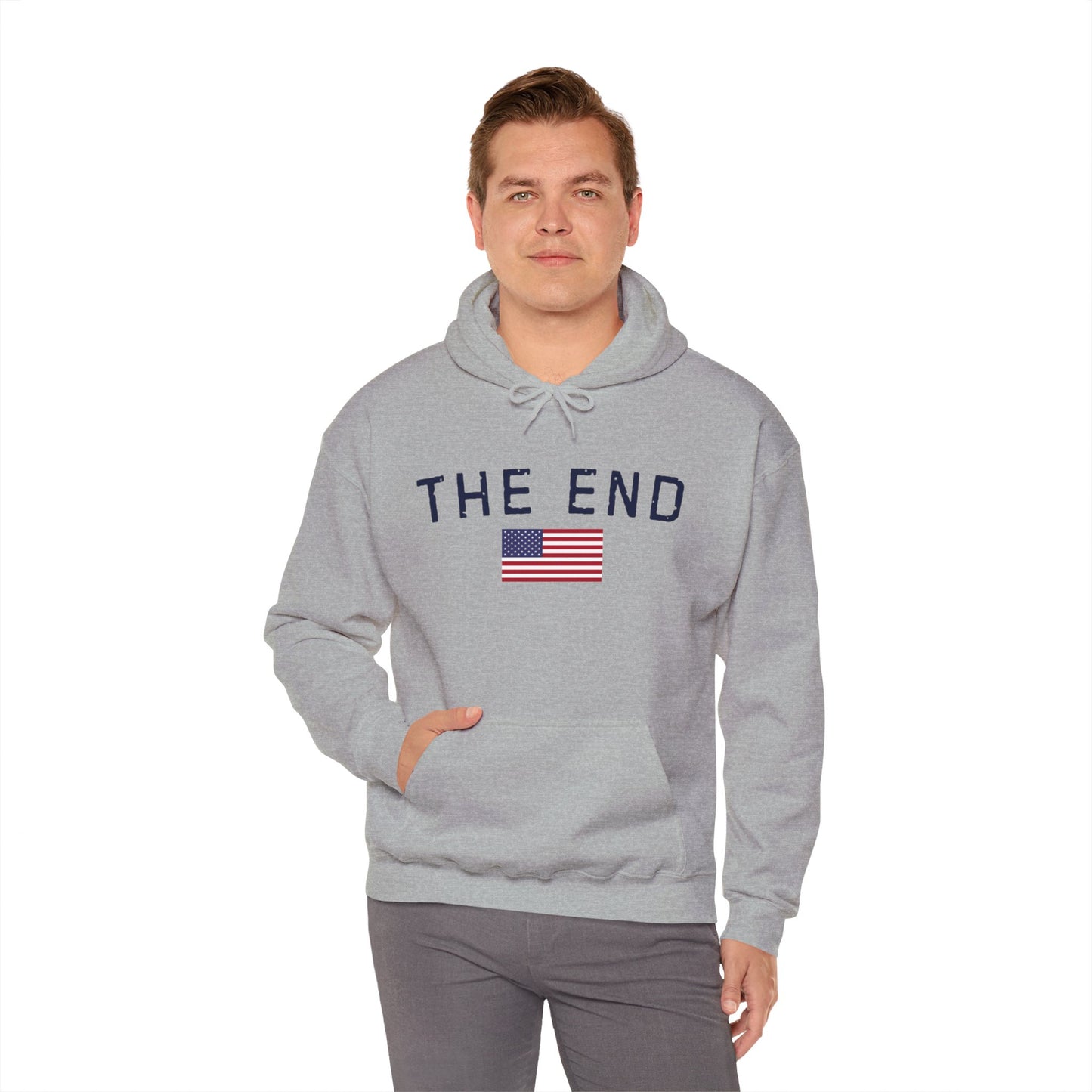 Montauk 'The End'  Essential Cozy Hoodie - Unisex, Cotton-Poly Blend for Ultimate Comfort