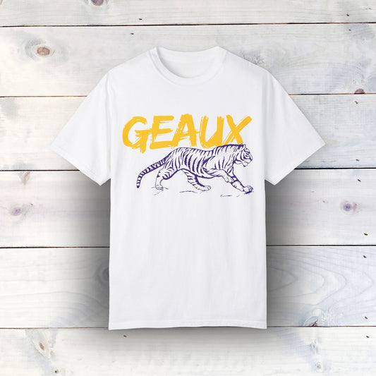 Geaux Tigers Comfort Colors 1717 Garment-Dyed T-Shirt