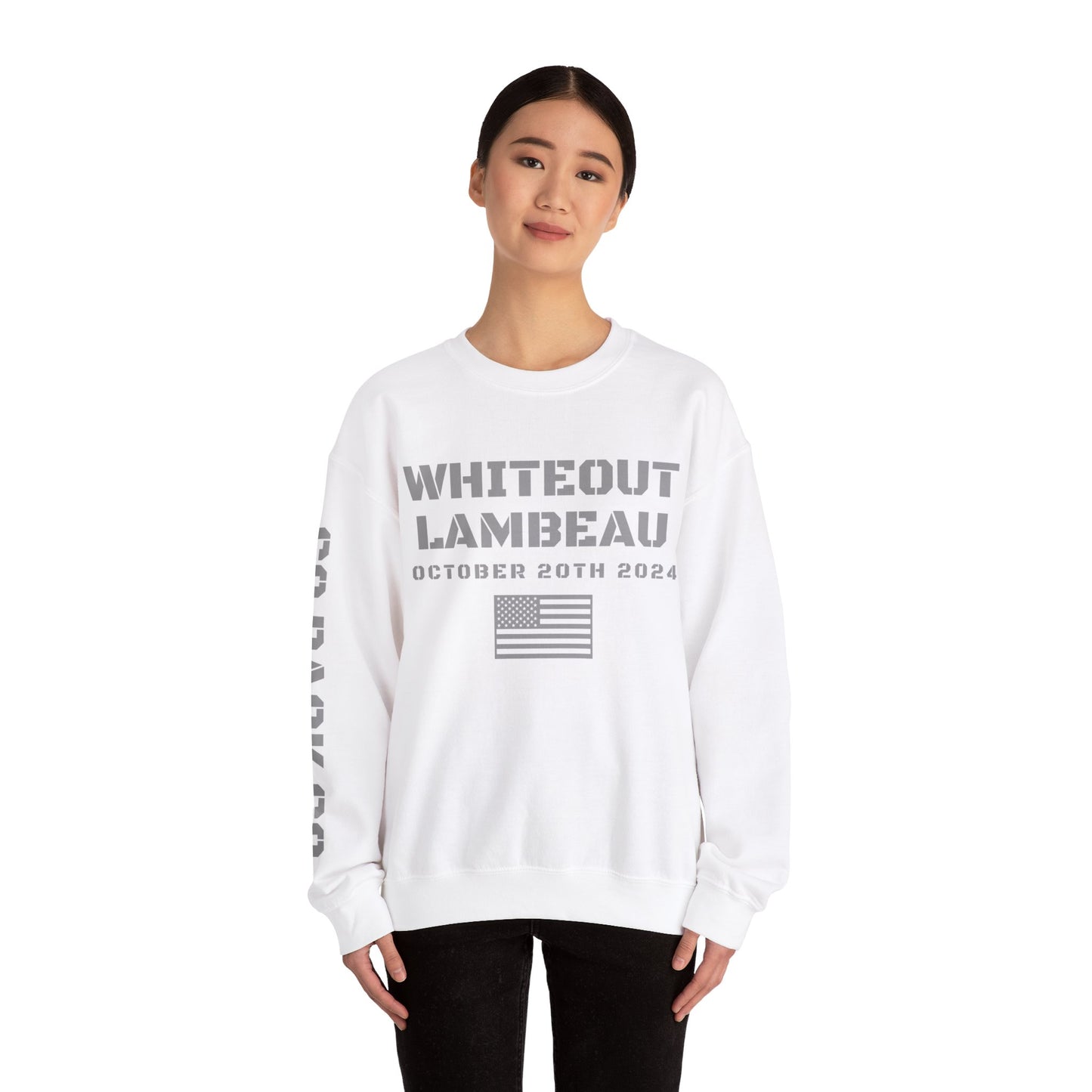 Whiteout Lambeau - Unisex Heavy Blend™ Crewneck Sweatshirt