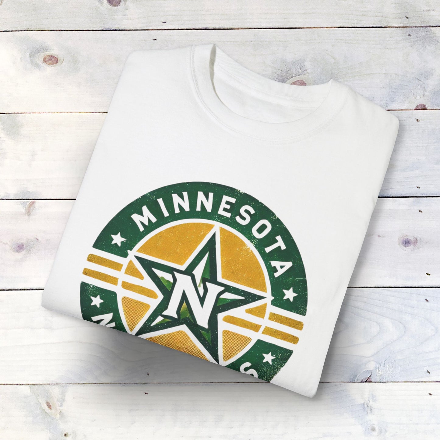 Vintage Minnesota North Stars Logo Unisex Garment-Dyed T-shirt