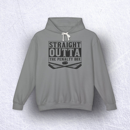 Straight Outta the Penalty Box Lightweight Unisex Hoodie – 100% Ethically Sourced Cotton & Sustainable Style