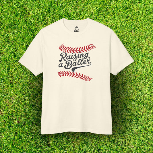 Raising a Baller Tee - Unisex Vintage Baseball Shirt, Perfect Gift for Sports Fans, Father's Day, Game Day, Casual Wear