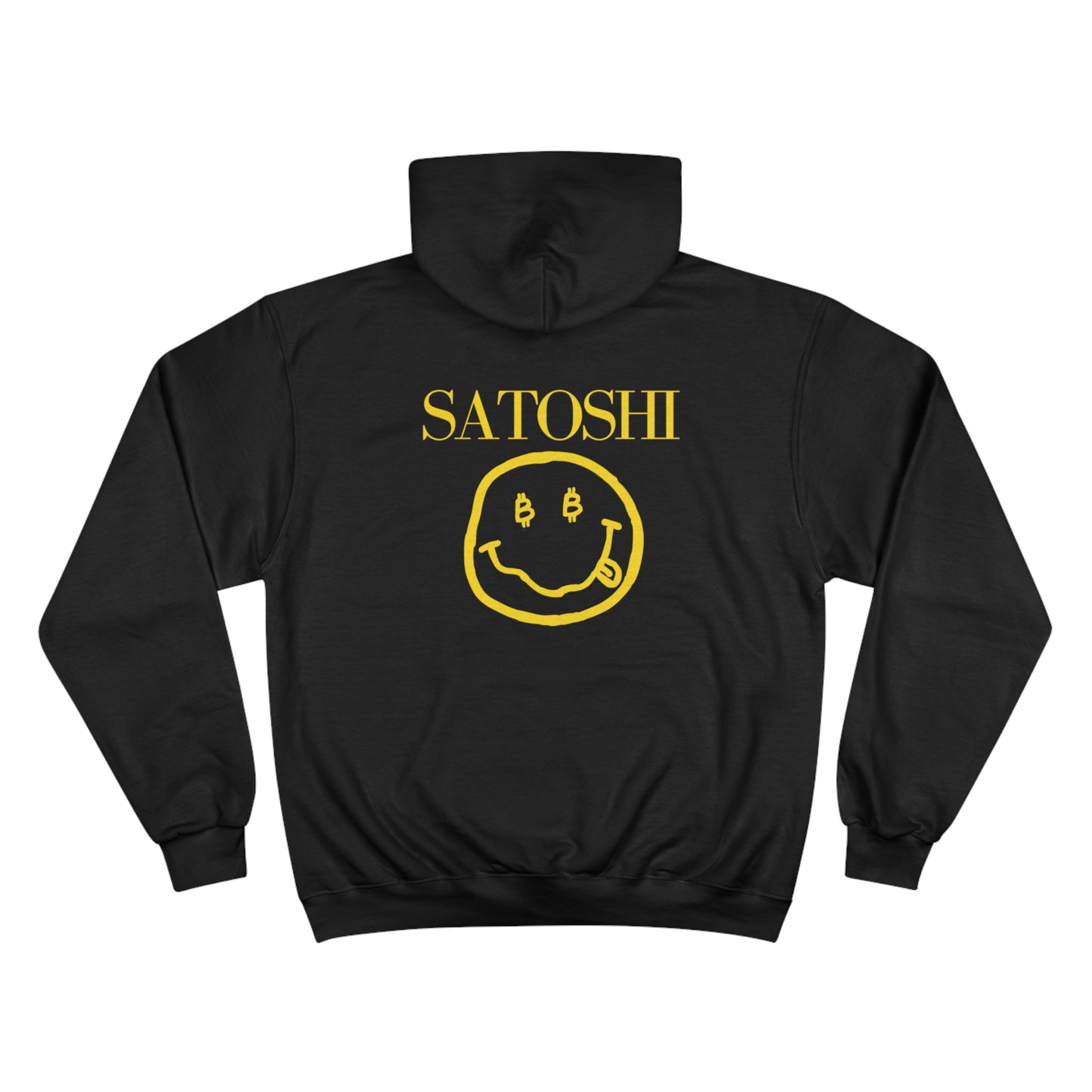 Satoshi-Inspired Champion Double Dry® Eco Hoodie - Medium-Weight Fleece with Recycled Materials