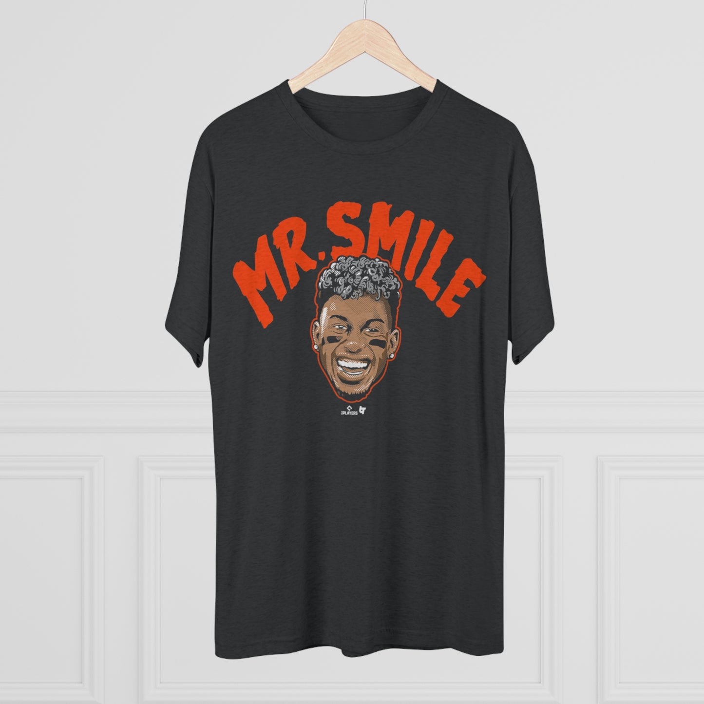 Francisco Lindor 'Mr. Smile' Tri-Blend T-Shirt - Premium Soft Fan Gear for Mets Enthusiasts