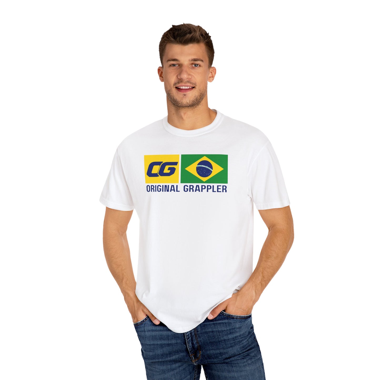 Original Grappler - Brazil - Unisex Garment-Dyed T-shirt