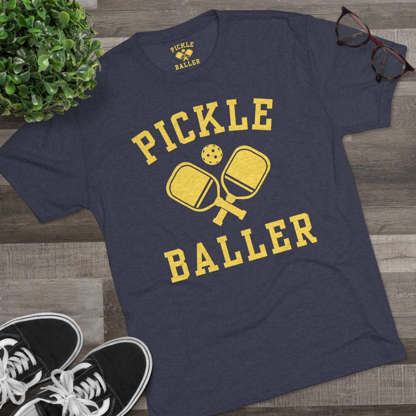 Pickleball Tri-Blend Shirt: Unbelievable Comfort with Casual Elegance Pickle Baller