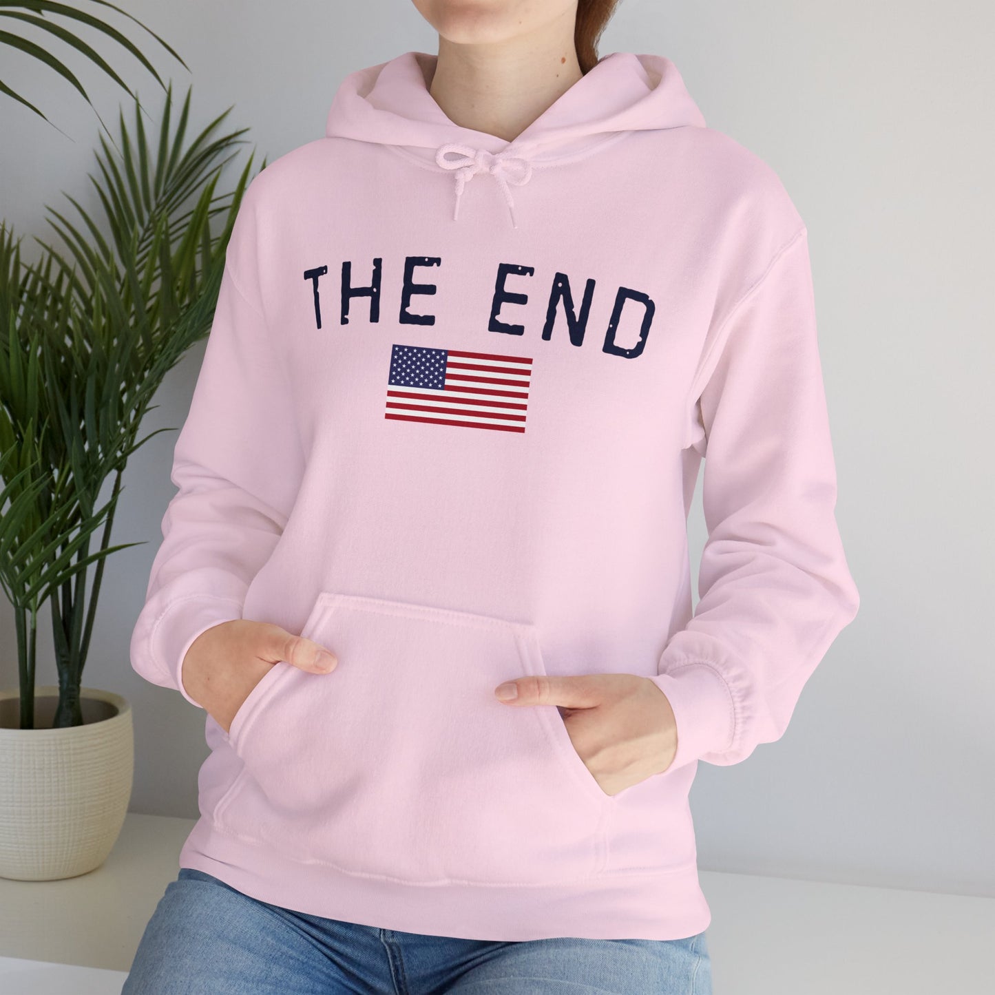 Montauk 'The End'  Essential Cozy Hoodie - Unisex, Cotton-Poly Blend for Ultimate Comfort