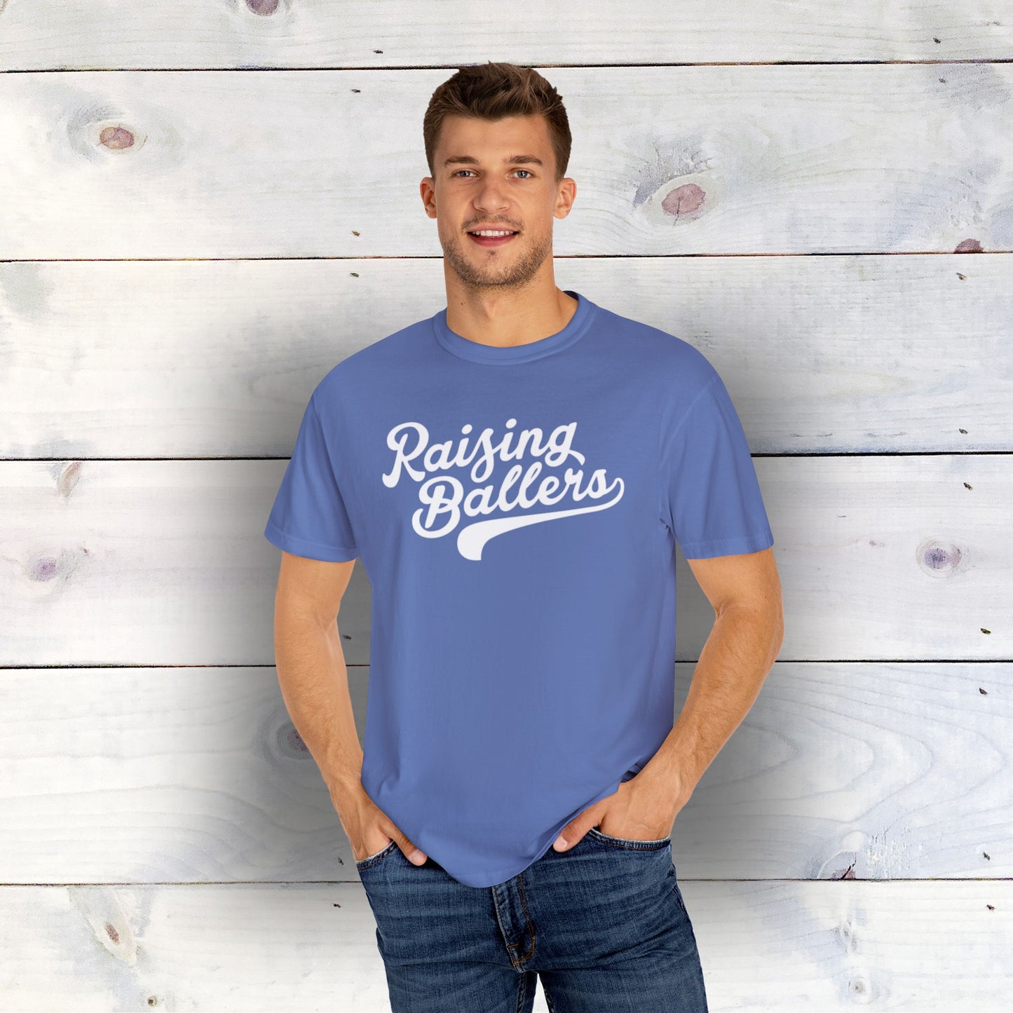 Eco-Friendly Raising Ballers Unisex T-Shirt | 100% US Ring-Spun Cotton