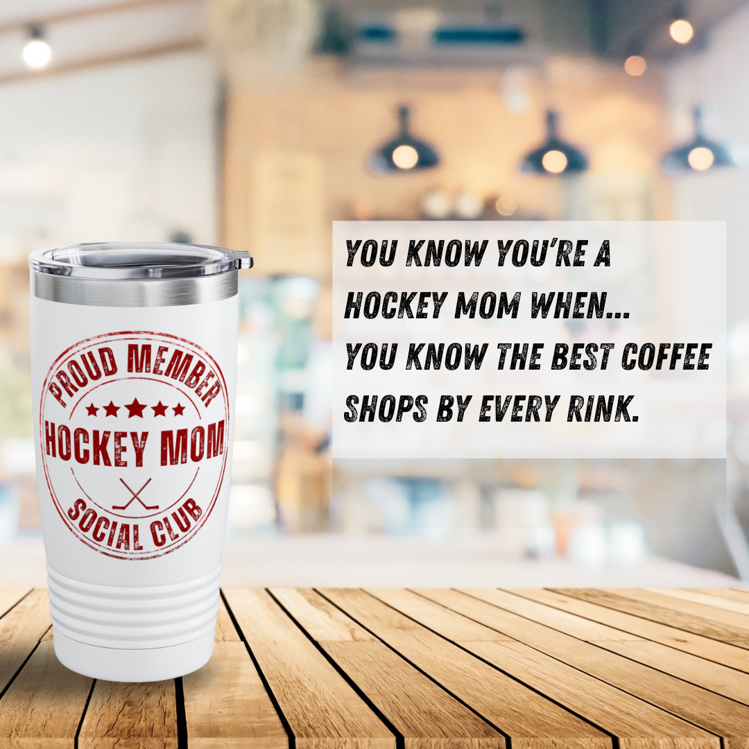 Hockey Mom Proud Member - Ringneck Tumbler, 20oz