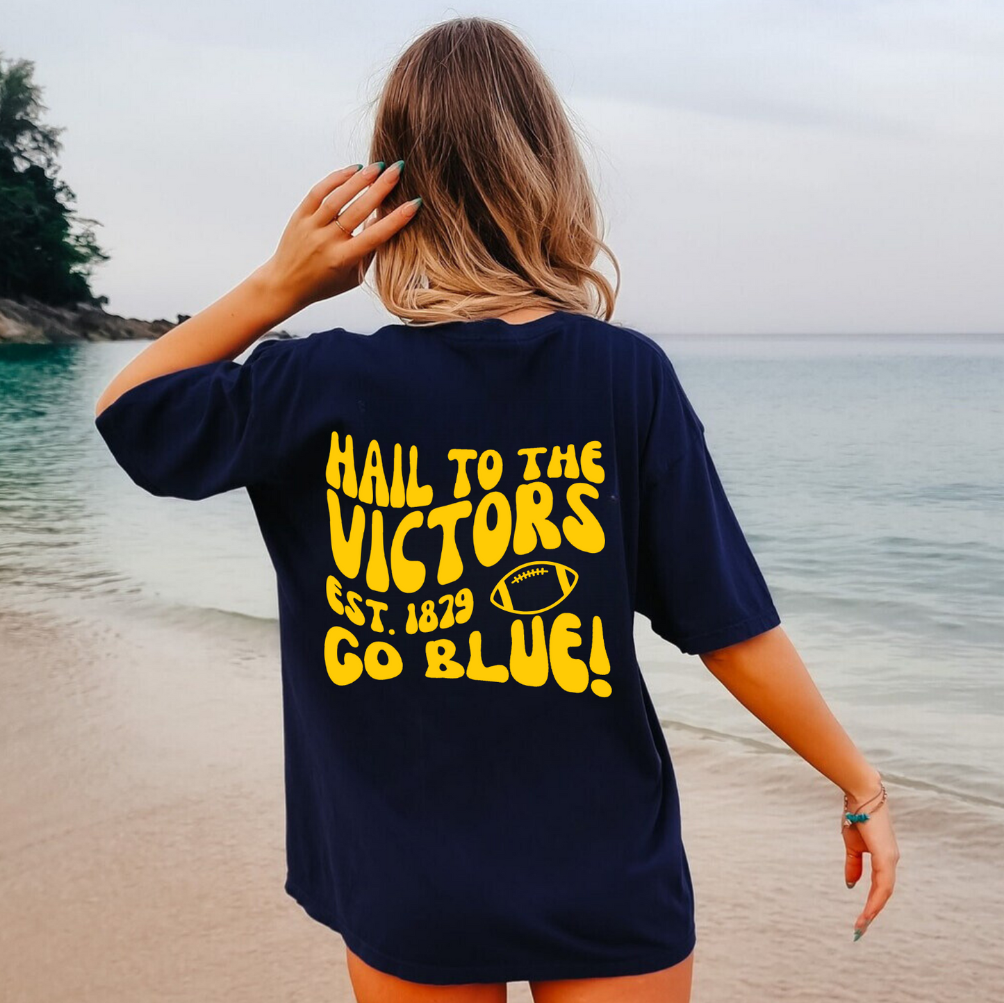 Hail to the Victors - Unisex Garment-Dyed T-shirt