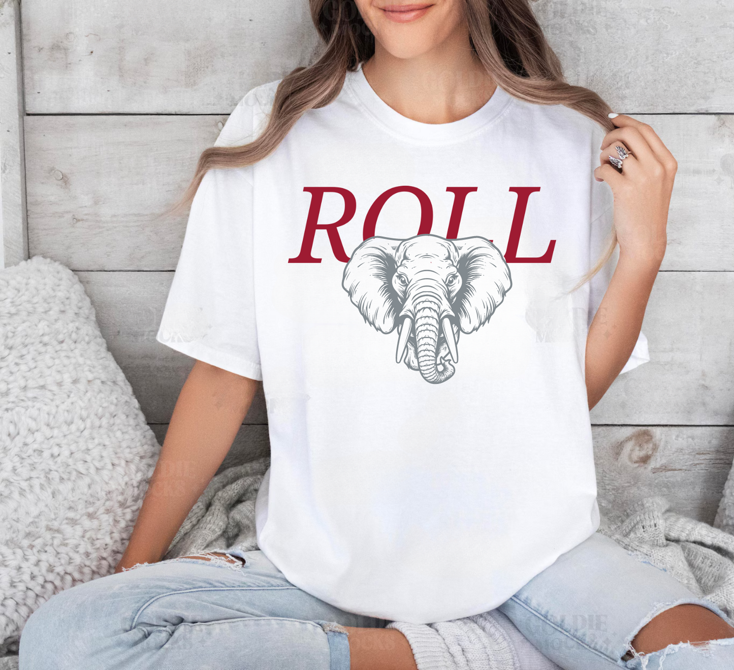 Roll Tide Alabama Comfort Colors 1717 Garment-Dyed T-Shirt