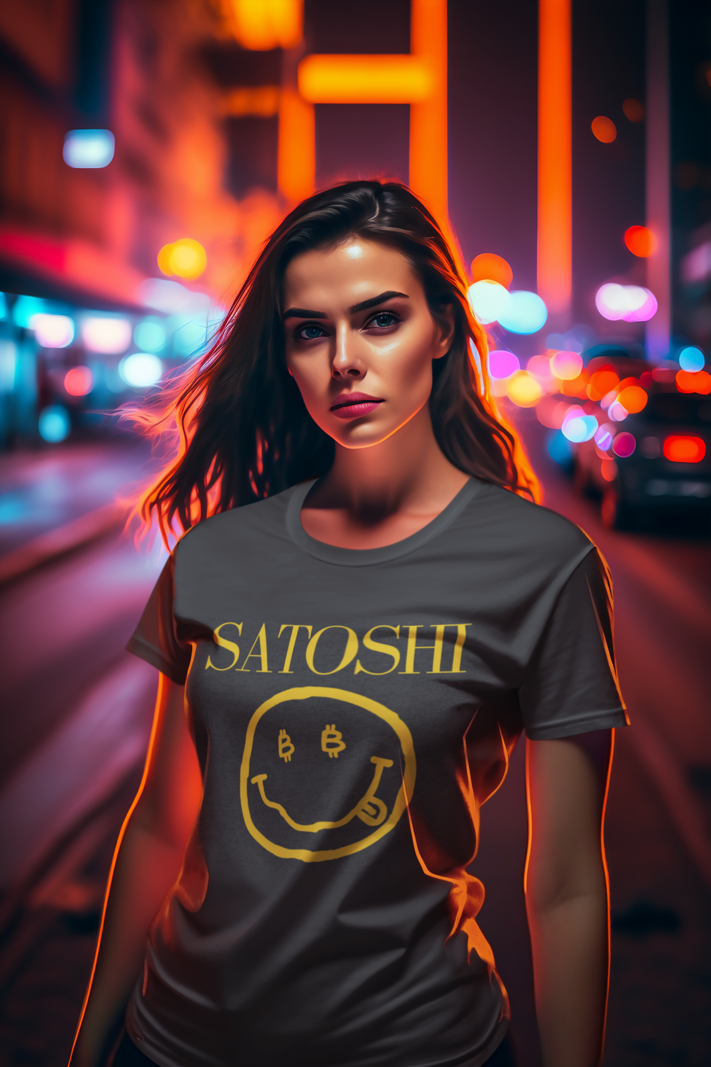 Satoshi Tribute Bitcoin T-Shirt: Unisex Tri-Blend Cryptocurrency Tee - Comfort & Style