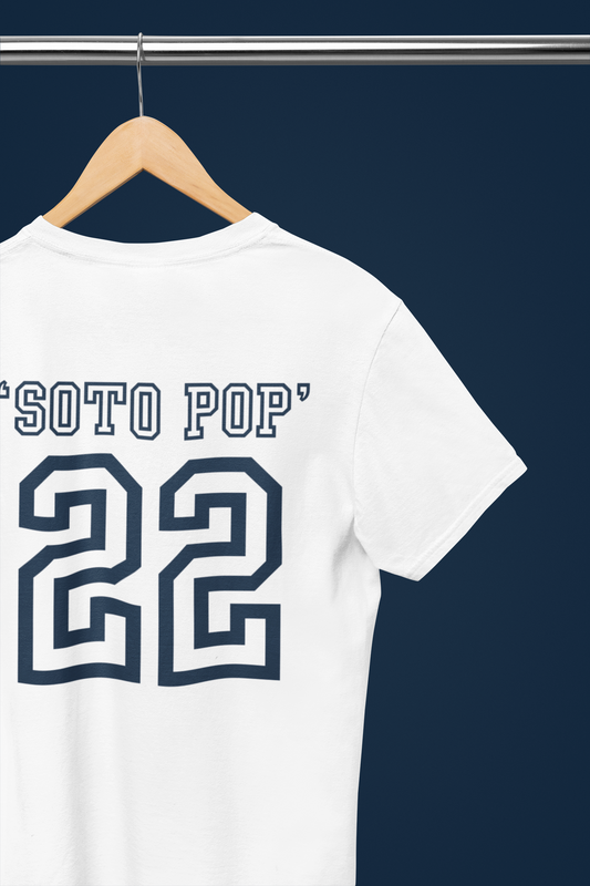 Soto Pop Baseball T-Shirt - Juan Soto New York Yankee Fan Tee - Unisex Soft-Style Cotton
