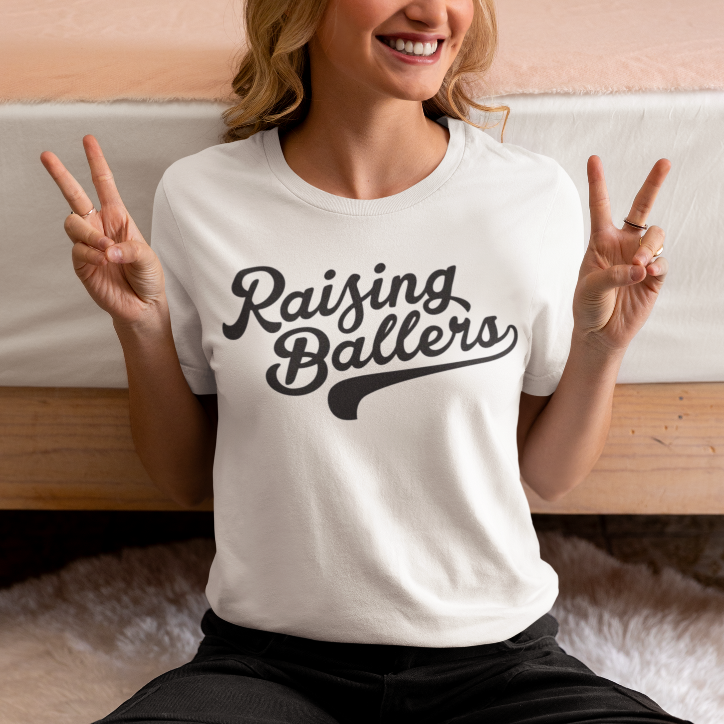 Eco-Friendly Raising Ballers Unisex T-Shirt | 100% US Ring-Spun Cotton