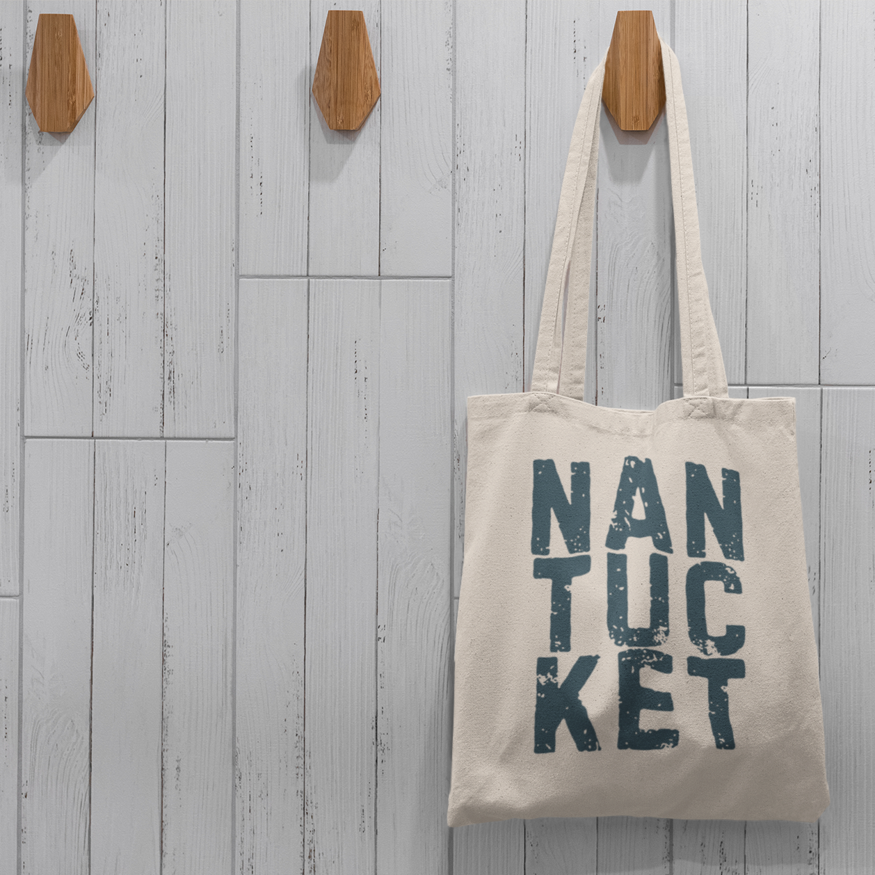 Nantucket Cotton Canvas Tote Bag - Perfect for Beach, Shopping, and Everyday Use