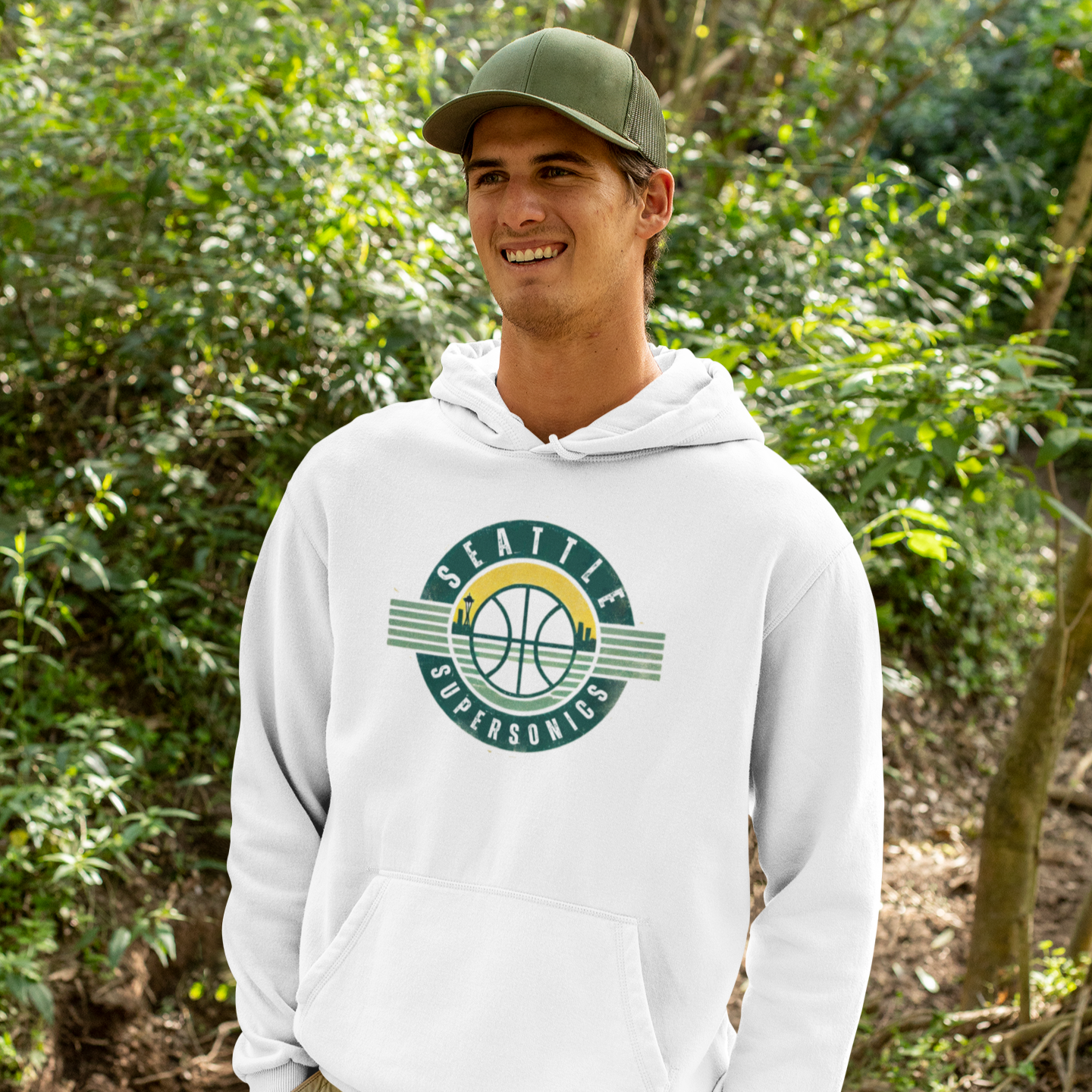 Vintage Seattle SuperSonics Unisex Heavy Blend™ Hooded Sweatshirt