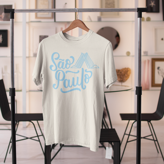 Sao Paulo Graphic T-Shirt - Comfort Colors 1717, 100% Ring-Spun Cotton, Relaxed Fit