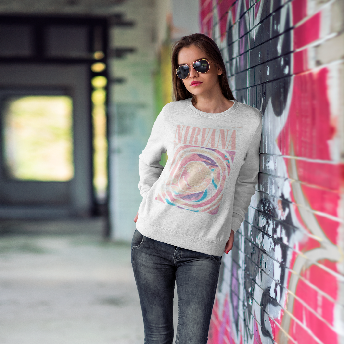 Nirvana-Inspired Unisex Heavy Blend Crewneck Sweatshirt: Comfort, Style, and Ethical Craftsmanship