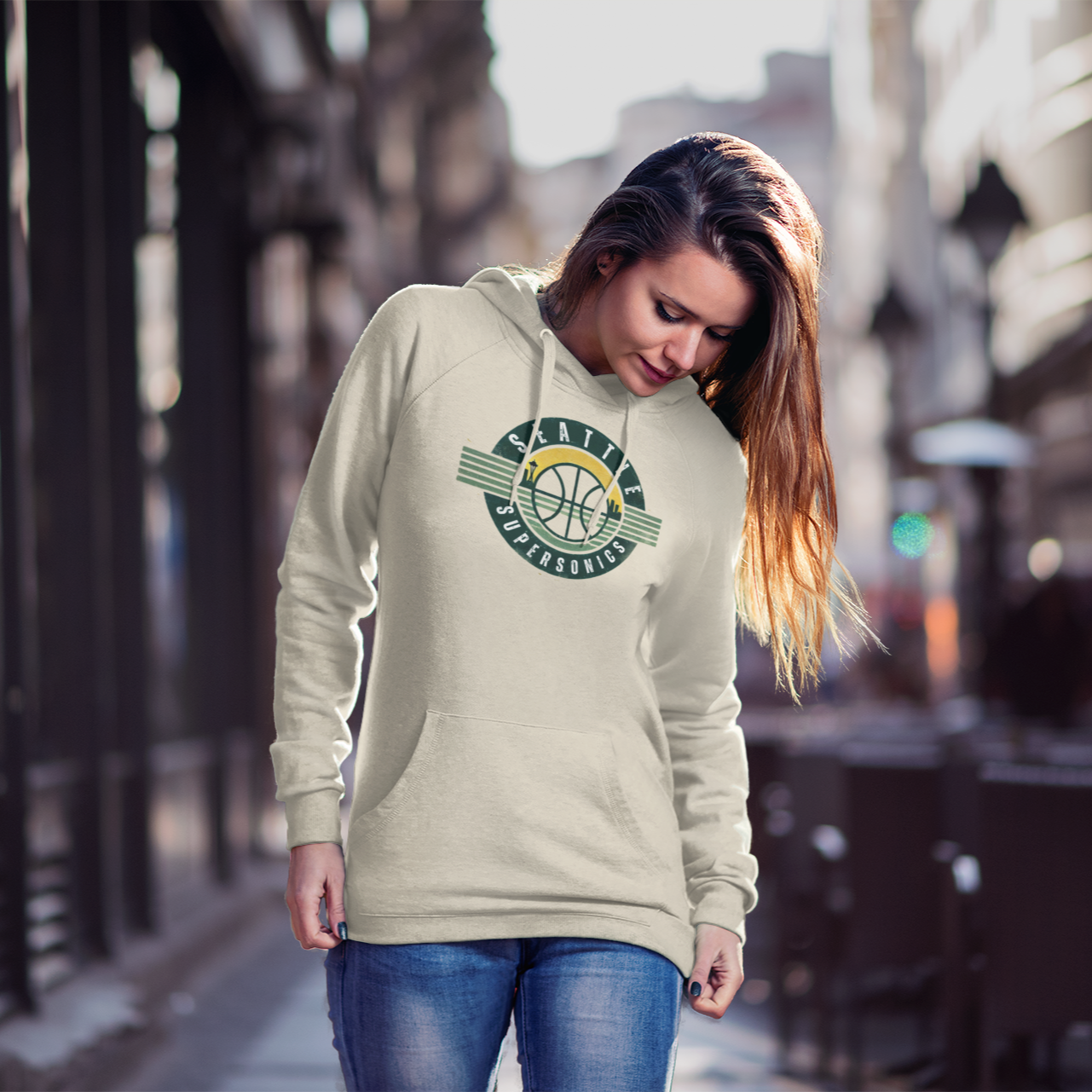 Vintage Seattle SuperSonics Unisex Heavy Blend™ Hooded Sweatshirt