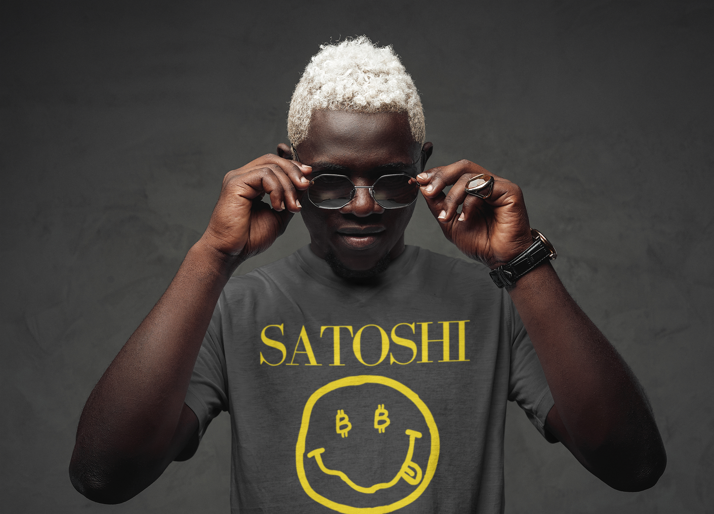 Satoshi Tribute Bitcoin T-Shirt: Unisex Tri-Blend Cryptocurrency Tee - Comfort & Style